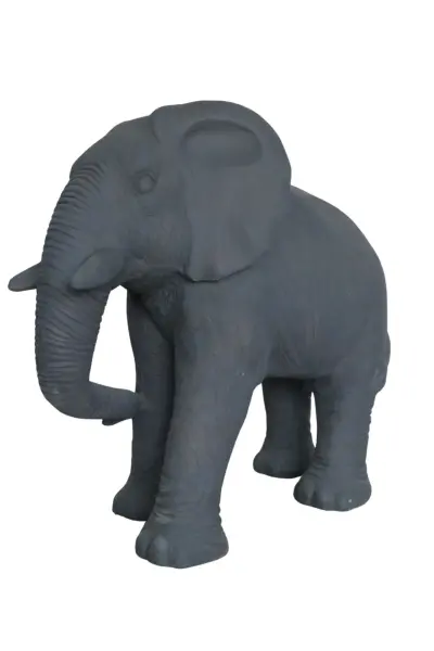 Product image 8 of the product “Elephant, 98cm Length | GRC (Glassfibre Reinforced Concrete), Bronze Finish ”